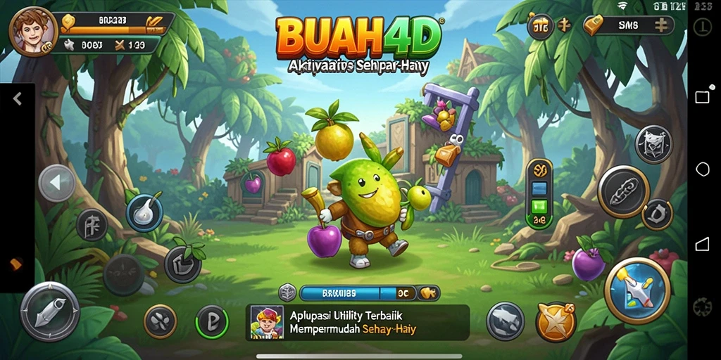 Tampilan antarmuka BUAH4D yang ramah pengguna dan intuitif.