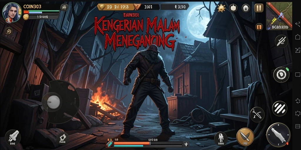 Menampilkan gameplay COIN303 yang menegangkan dan suasana Horror yang mendalam.