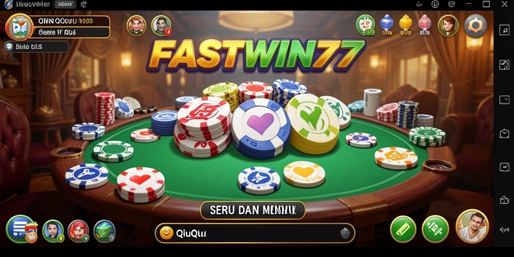 Tampilan gameplay seru dari FASTWIN77 dengan pemain yang berkompetisi.