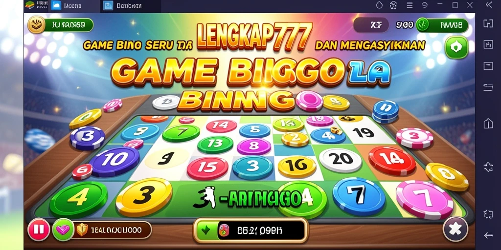 Tampilan permainan Bingo yang seru dan interaktif di LENGKAP777.
