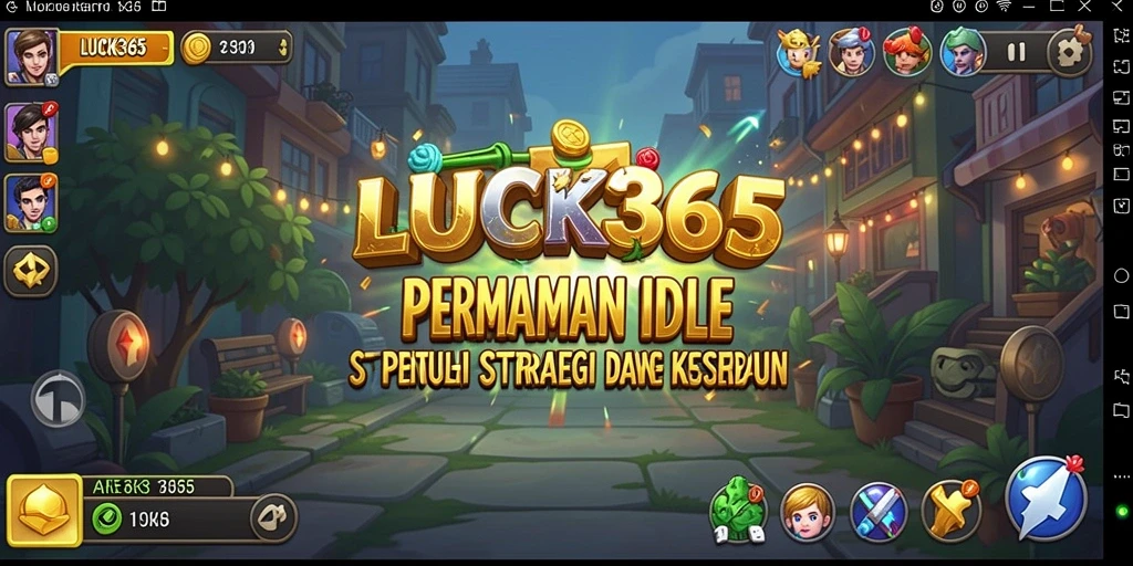 Tampilan gameplay LUCK365 menampilkan keseruan dalam pengelolaan bisnis Idle.