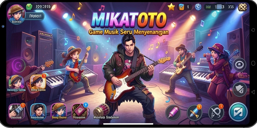 Screenshot MIKATOTO menunjukkan gameplay seru dan interaktif.