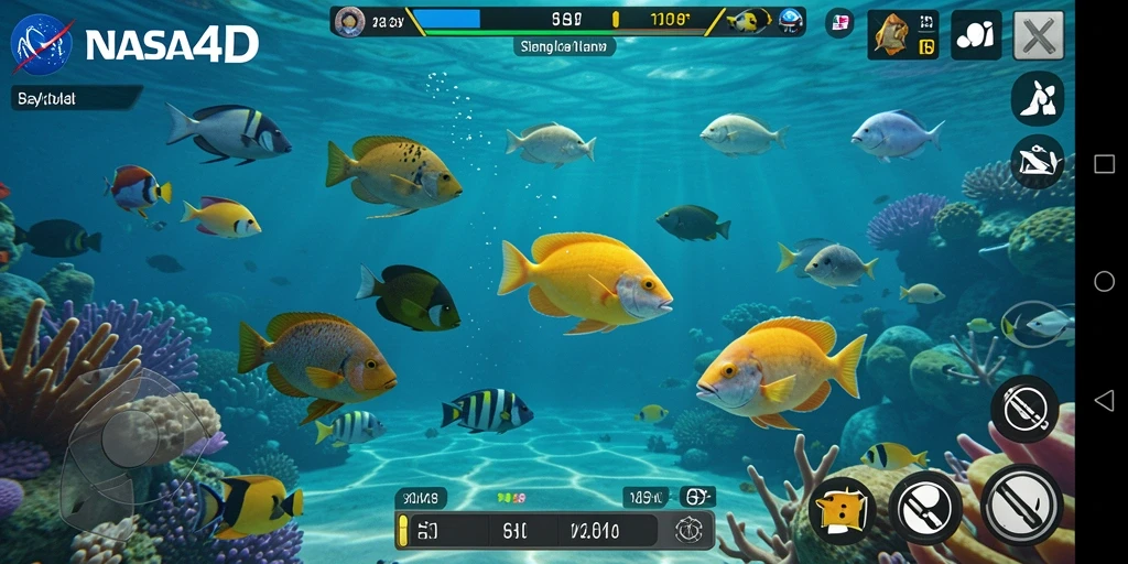 Tangkapan ikan yang berwarna-warni dalam gameplay seru NASA4D.
